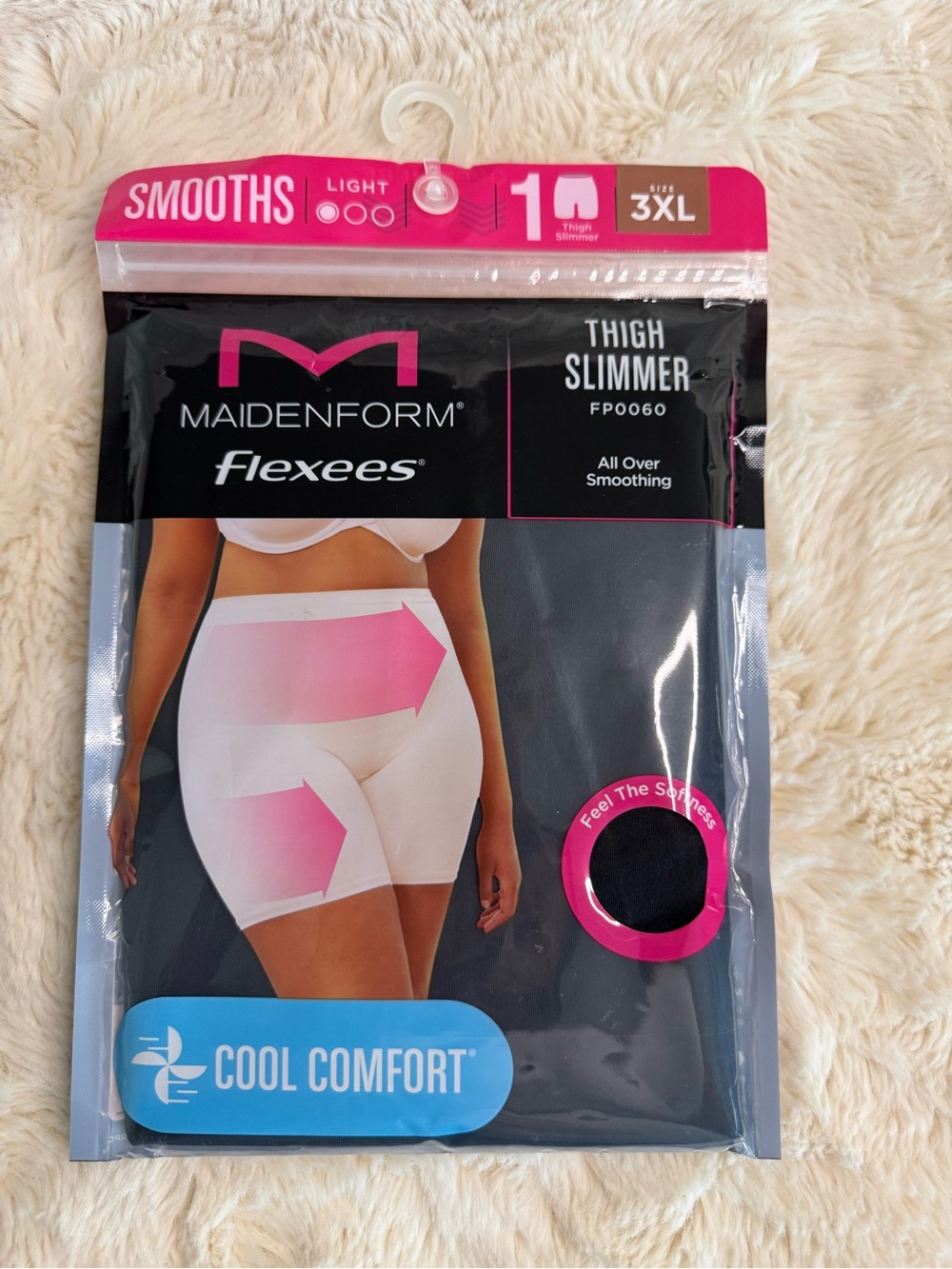 New Maidenform Flexees Thigh Slimmer Shorts in Black - 3XL